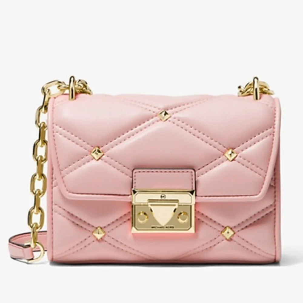 Michael Kors Serena Small Studded Crossbody